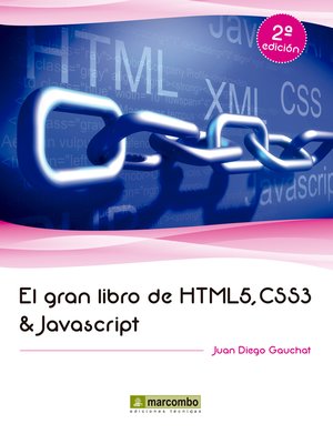 cover image of El gran libro de HTML5, CSS3 y Javascript